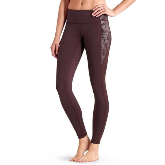 Athleta Pants - Athleta Revelation Splits Tight leggings Med plum